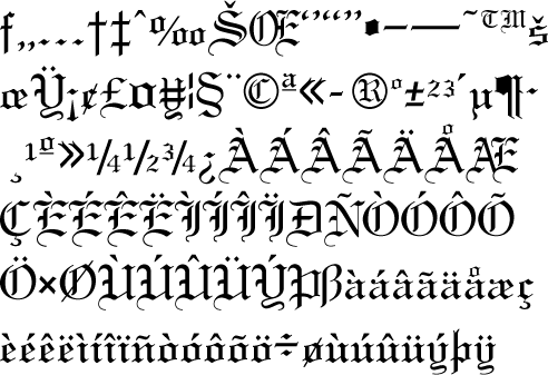 old english font old english font alphabet letters